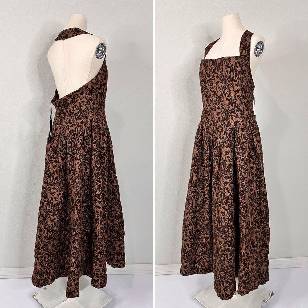 NWT Fashion Nova Meredith Jacquard Maxi Dress XL  Regency Wedding Holidays - Picture 5 of 11